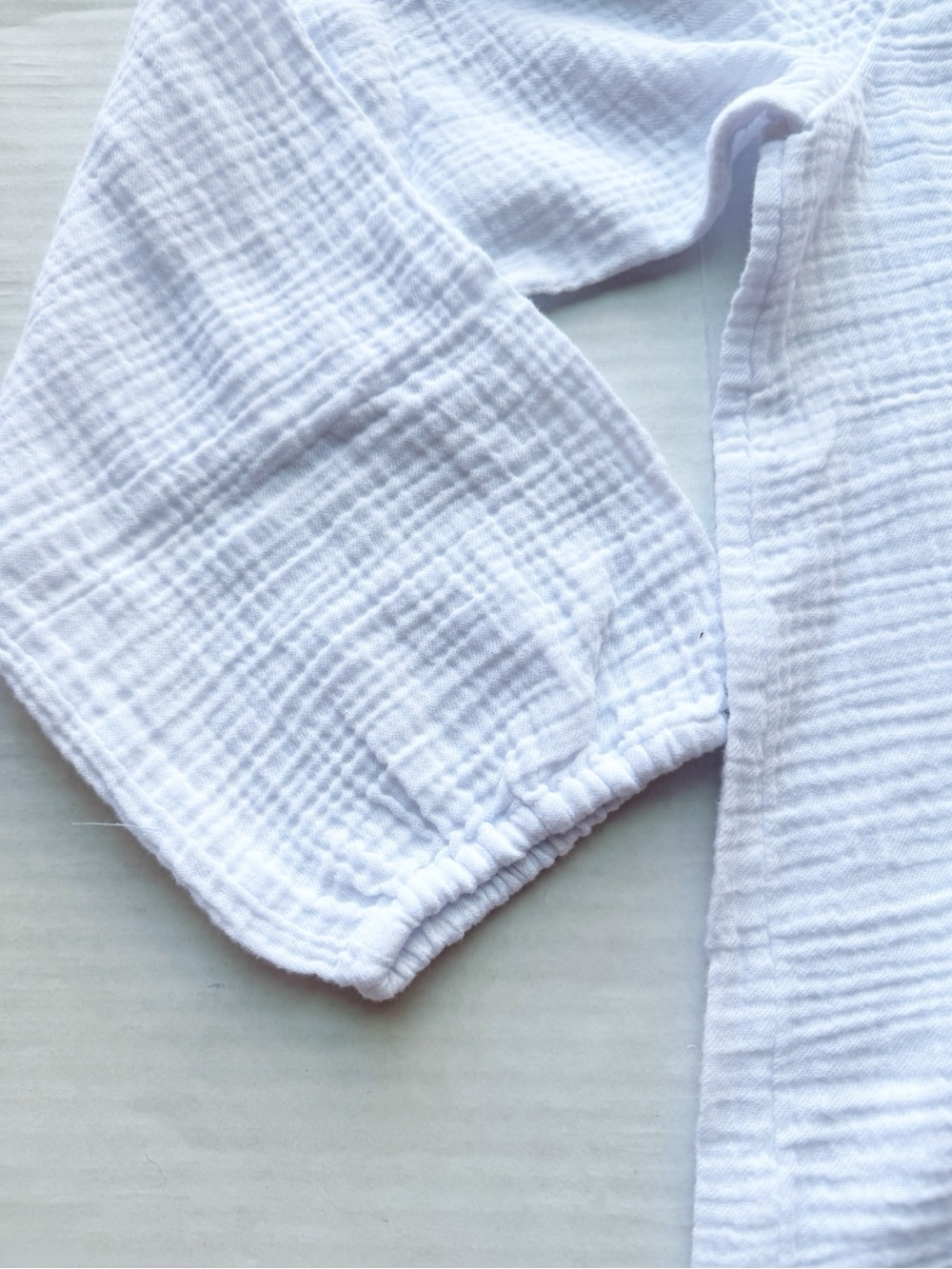 J.Crew New Womens Long Sleeve Gauze Tie Neck Top White Size S NWT - Picture 4 of 16